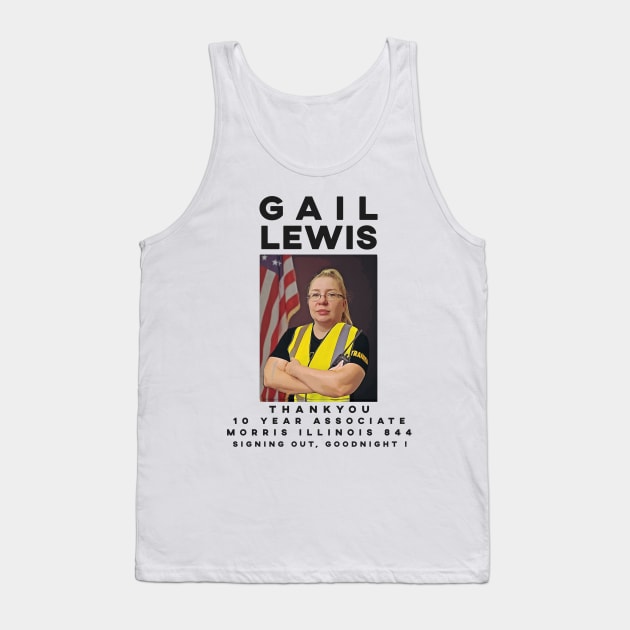 Gail Lewis tribute | Black Font Tank Top by clownescape